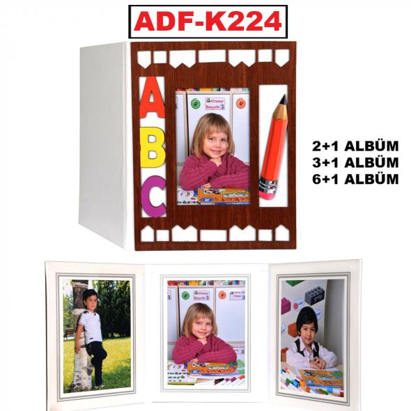 AHŞAP ABC FİGÜRLÜ OKUL ALBÜMLERİ K224