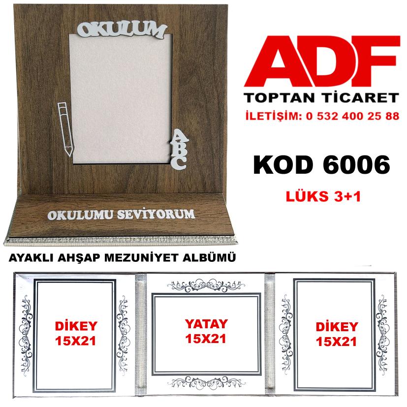 Mezuniyet Okul Albümü Lüks Ahşap Ayaklı  3+1