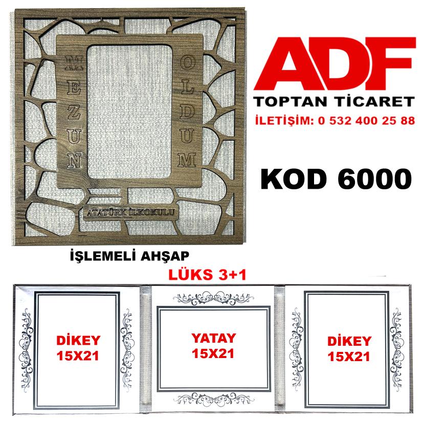 Mezuniyet Okul Albümü Ahşap Lüks İşlemeli 3+1
